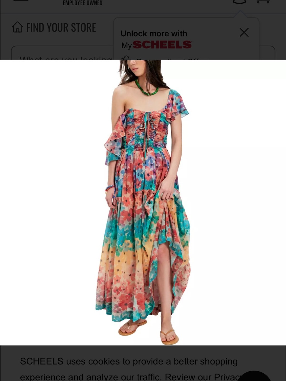 Free People floral sunshine maxi dress